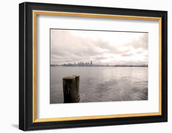 Seattle skyline from Alki, Seattle, Washington State, USA-Savanah Stewart-Framed Photographic Print