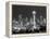 Seattle Skyline Mono-John Gusky-Framed Premier Image Canvas