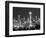 Seattle Skyline Mono-John Gusky-Framed Photographic Print