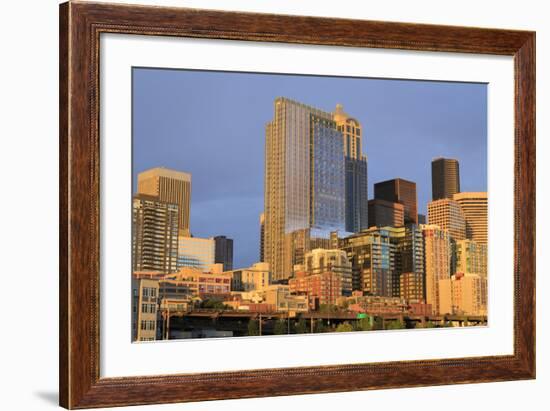 Seattle Skyline, Washington State, United States of America, North America-Richard Cummins-Framed Photographic Print