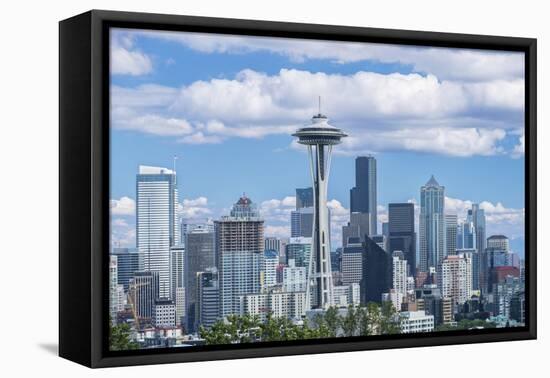 Seattle Skyline-Rob Tilley-Framed Premier Image Canvas