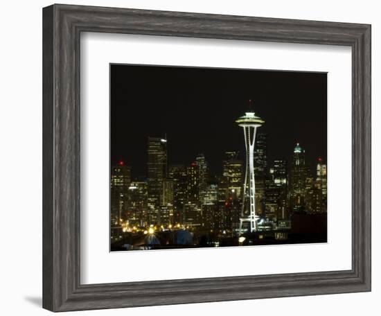 Seattle Skyline-John Gusky-Framed Photographic Print