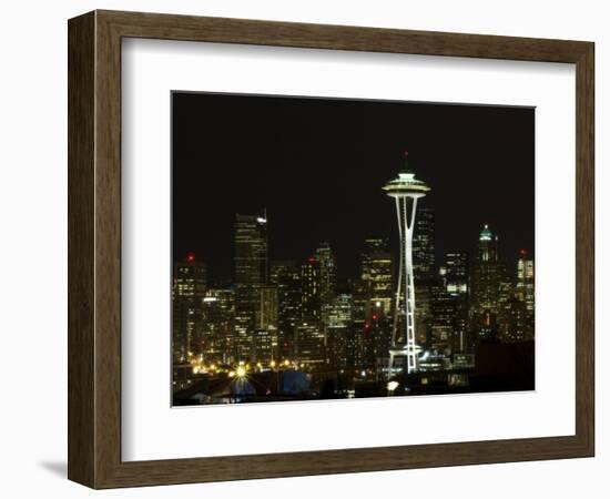 Seattle Skyline-John Gusky-Framed Photographic Print