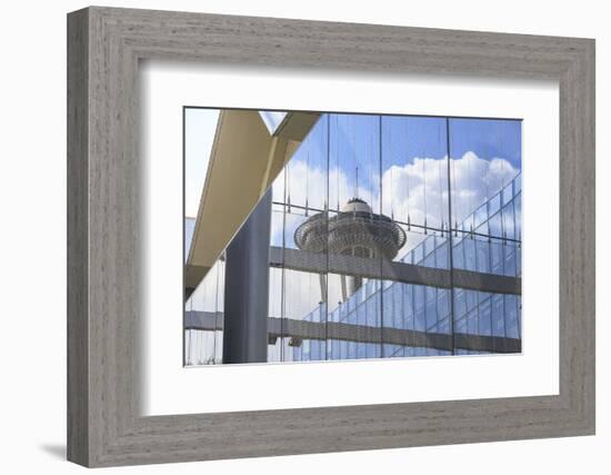 Seattle Space Needle Reflections, Seattle Center, Wa-Stuart Westmorland-Framed Photographic Print