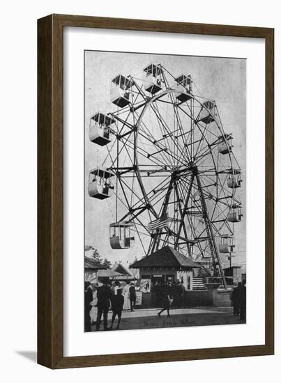 Seattle, Washington - Alaska Yukon-Pacific Expo Ferris Wheel-Lantern Press-Framed Art Print