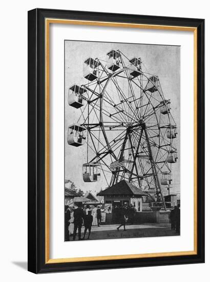Seattle, Washington - Alaska Yukon-Pacific Expo Ferris Wheel-Lantern Press-Framed Art Print