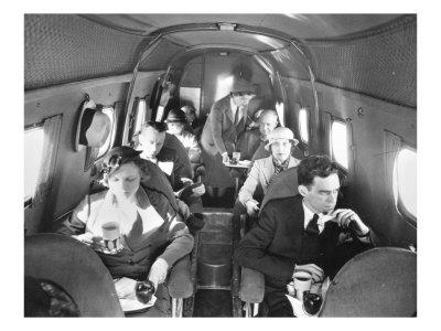 Seattle Washington Interior View Of Boeing 247 Airplane Art Print By Lantern Press Art Com