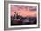 Seattle, Washington - Skyline at Twilight-Lantern Press-Framed Art Print