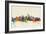 Seattle Washington Skyline-Michael Tompsett-Framed Art Print