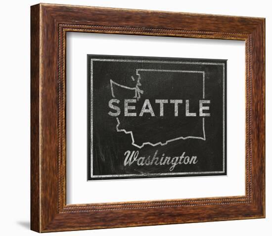 Seattle, Washington-John Golden-Framed Art Print