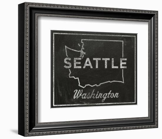 Seattle, Washington-John Golden-Framed Art Print