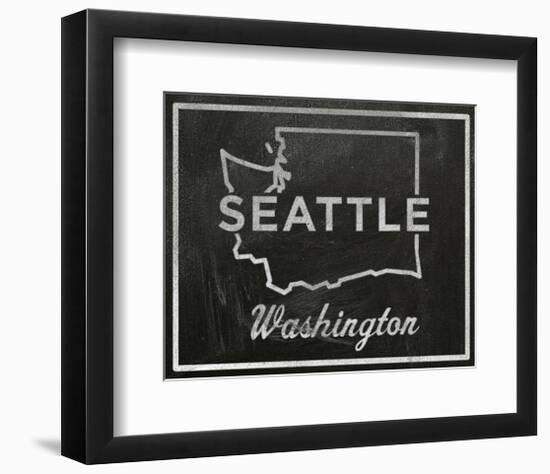 Seattle, Washington-John Golden-Framed Giclee Print