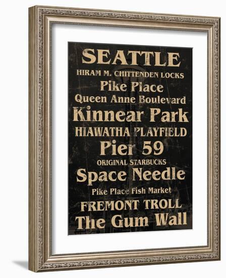 Seattle-Carole Stevens-Framed Art Print