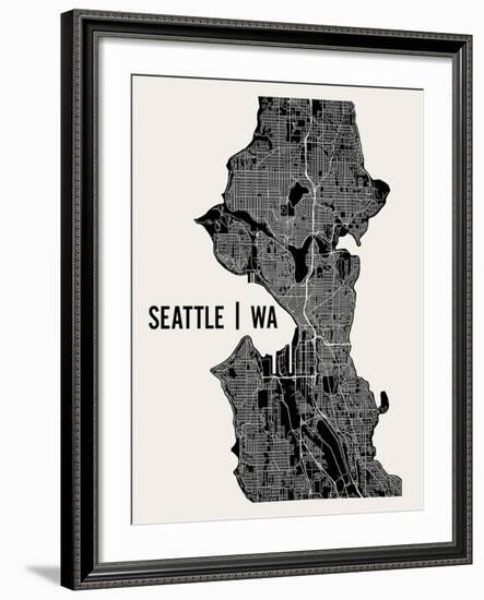 Seattle-Mr City Printing-Framed Art Print