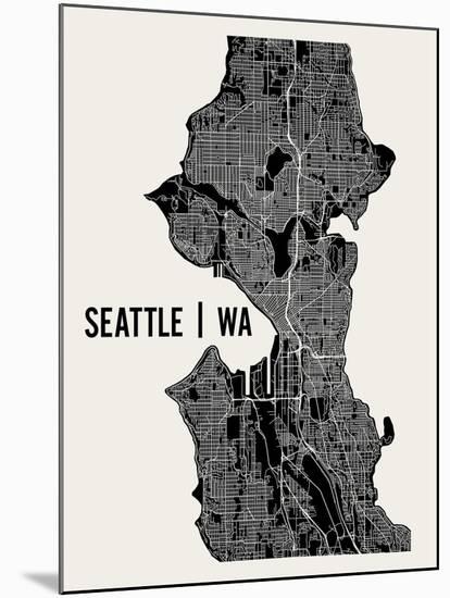 Seattle-Mr City Printing-Mounted Art Print