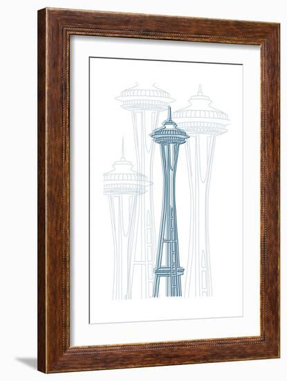 Seattle-Cristian Mielu-Framed Art Print