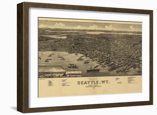 Seattle-null-Framed Giclee Print