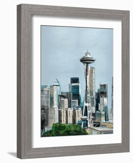 Seattle-David Dauncey-Framed Giclee Print