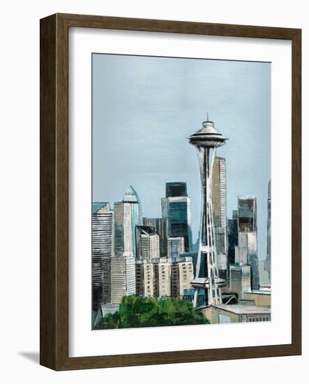 Seattle-David Dauncey-Framed Giclee Print