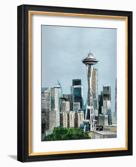 Seattle-David Dauncey-Framed Giclee Print