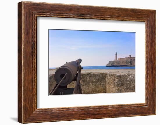 Seawall, El Morro Fort, Fortification, Havana, UNESCO World Heritage Site, Cuba-Keren Su-Framed Photographic Print