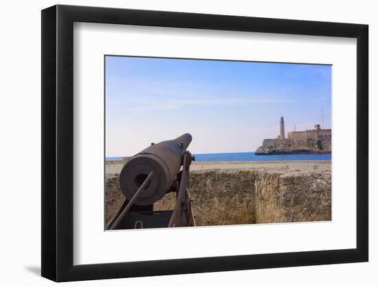 Seawall, El Morro Fort, Fortification, Havana, UNESCO World Heritage Site, Cuba-Keren Su-Framed Photographic Print