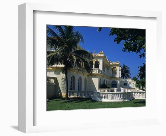 Seaward Facing Facade of Club Habana Famous as Prior Haven for the Rich and Famous, Havana, Cuba-Mark Hannaford-Framed Photographic Print