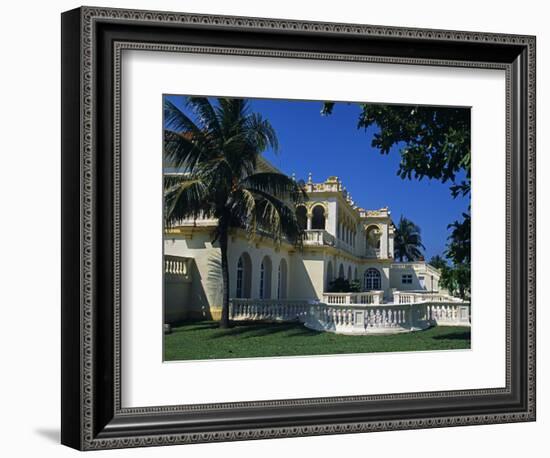 Seaward Facing Facade of Club Habana Famous as Prior Haven for the Rich and Famous, Havana, Cuba-Mark Hannaford-Framed Photographic Print