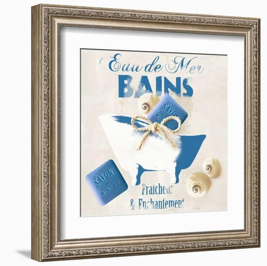 Seawater bath-Galith Sultan-Framed Art Print