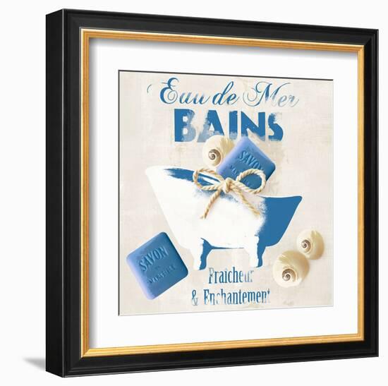 Seawater bath-Galith Sultan-Framed Art Print