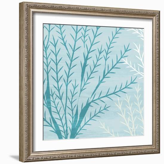 Seaweed Blue 2-Kimberly Allen-Framed Art Print