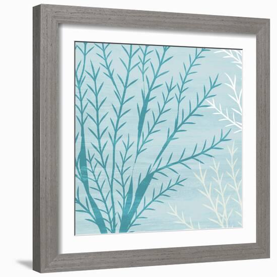 Seaweed Blue 2-Kimberly Allen-Framed Art Print