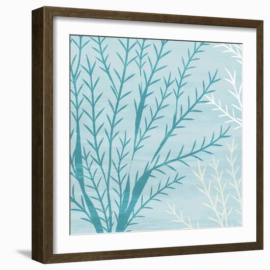 Seaweed Blue 2-Kimberly Allen-Framed Art Print