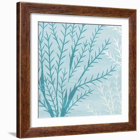 Seaweed Blue 2-Kimberly Allen-Framed Art Print