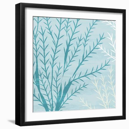 Seaweed Blue 2-Kimberly Allen-Framed Art Print