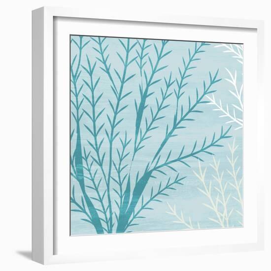 Seaweed Blue 2-Kimberly Allen-Framed Art Print