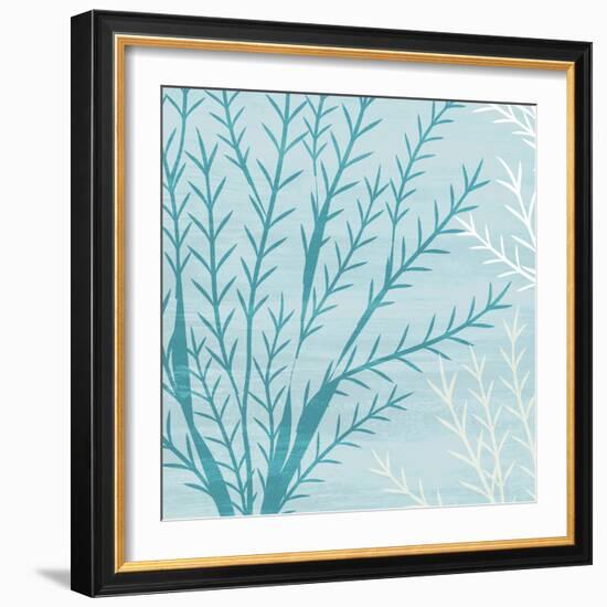 Seaweed Blue 2-Kimberly Allen-Framed Art Print