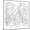 Seaweed Scenery-Pam Varacek-Mounted Art Print