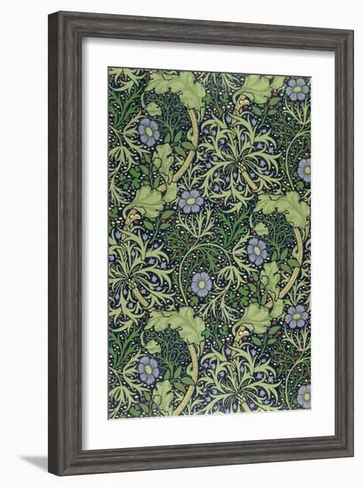 Seaweed Wallpaper Design, printed by John Henry Dearle-William Morris-Framed Giclee Print