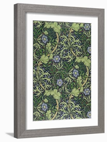 Seaweed Wallpaper Design, printed by John Henry Dearle-William Morris-Framed Giclee Print