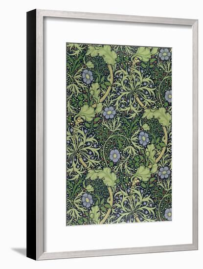 Seaweed Wallpaper Design, printed by John Henry Dearle-William Morris-Framed Giclee Print