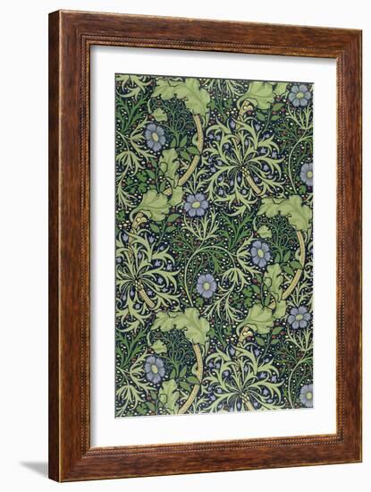 Seaweed Wallpaper Design, printed by John Henry Dearle-William Morris-Framed Giclee Print