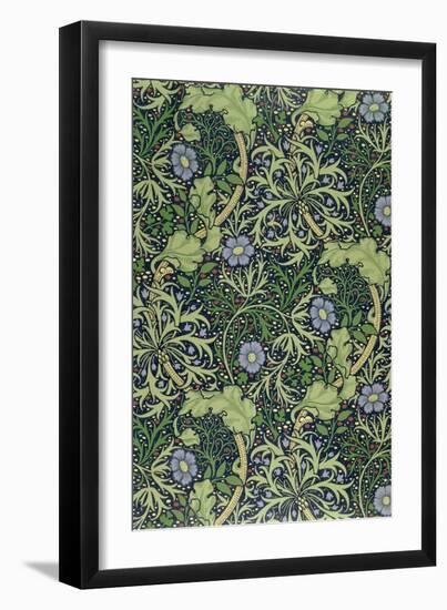 Seaweed Wallpaper Design, printed by John Henry Dearle-William Morris-Framed Giclee Print