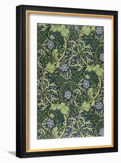 Seaweed Wallpaper Design, printed by John Henry Dearle-William Morris-Framed Giclee Print