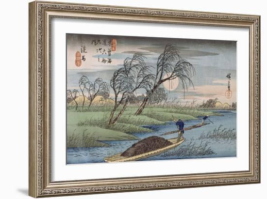 Seba-Ando Hiroshige-Framed Giclee Print