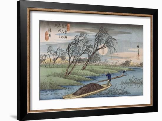 Seba-Ando Hiroshige-Framed Giclee Print