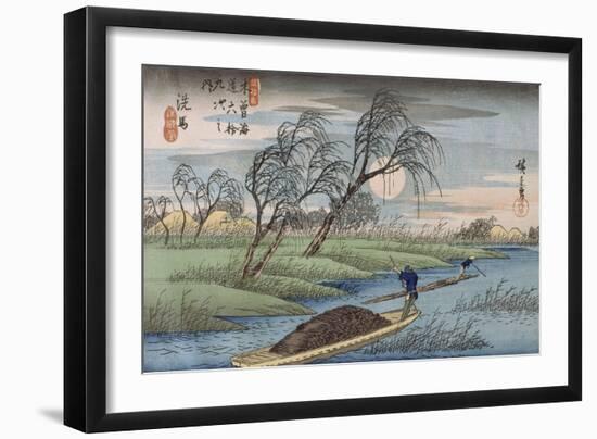 Seba-Ando Hiroshige-Framed Giclee Print