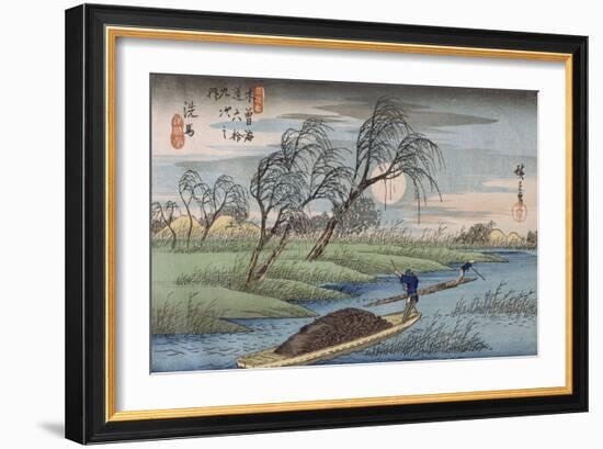 Seba-Ando Hiroshige-Framed Giclee Print