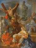 Martyrdom of St Andrew (Oil on Canvas)-Sebastien Bourdon-Giclee Print