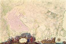 Louis XIV Atlas, Map and Plan of Marseille, 1683-88-Sebastien Le Prestre de Vauban-Premier Image Canvas